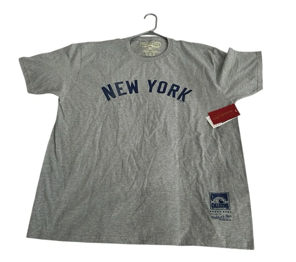 Mitchell & Ness NY Yankees Cooperstown Collection Baseball Tee Size 2XL NWT